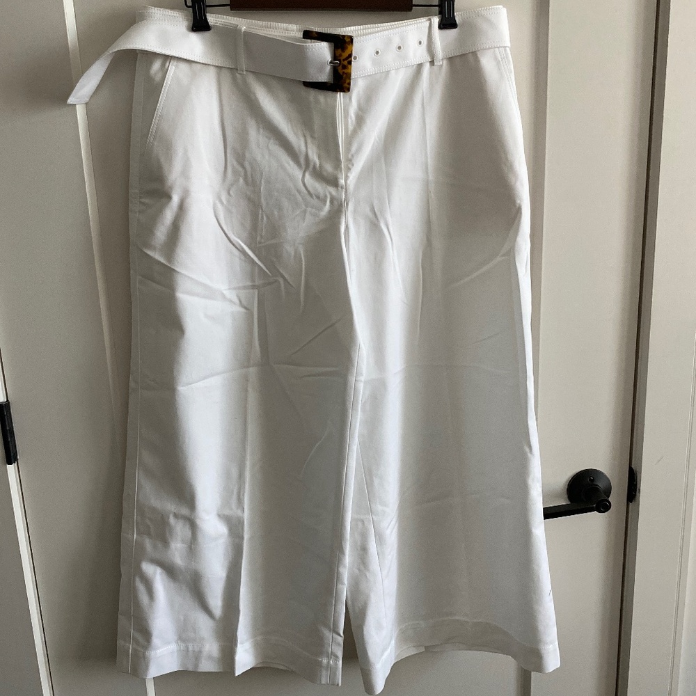 cotton wide leg pants